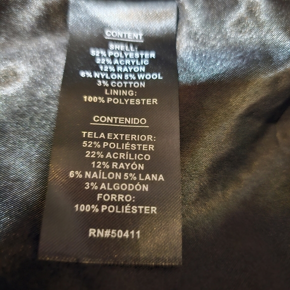 CYN & LUCA M Single Breasted Plaid Coat - Picture 8 of 11